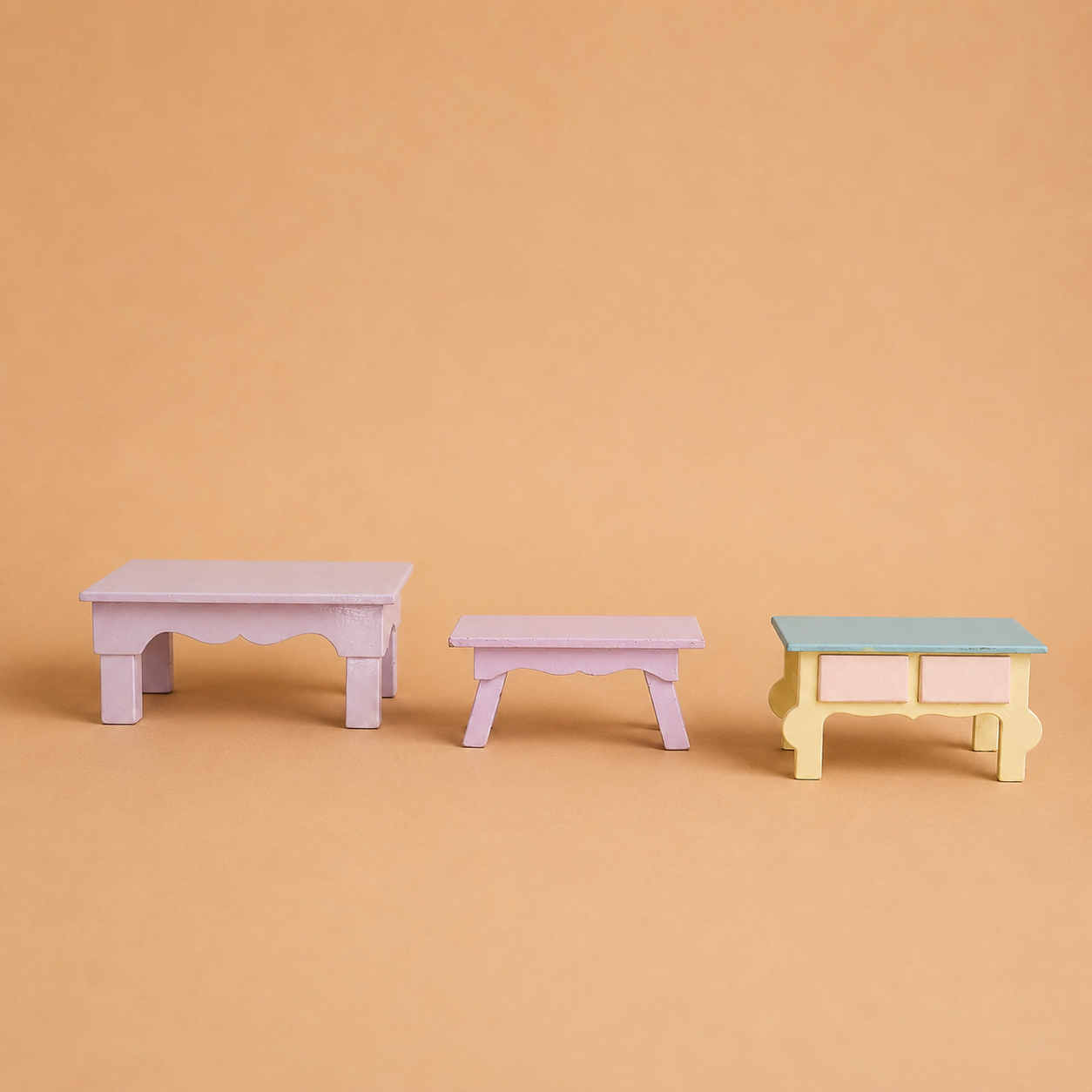 Kit Mini Mesas Candy - 3Pcs.
