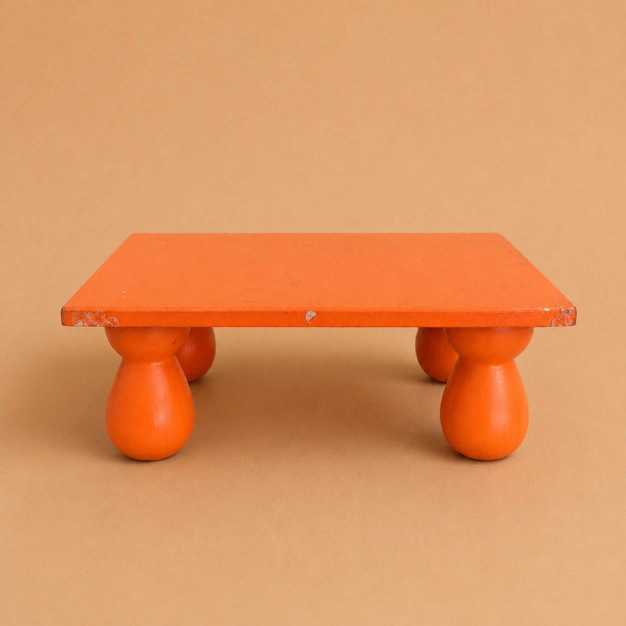 Mesa Baixa Cogumelo Laranja - 1Pc.