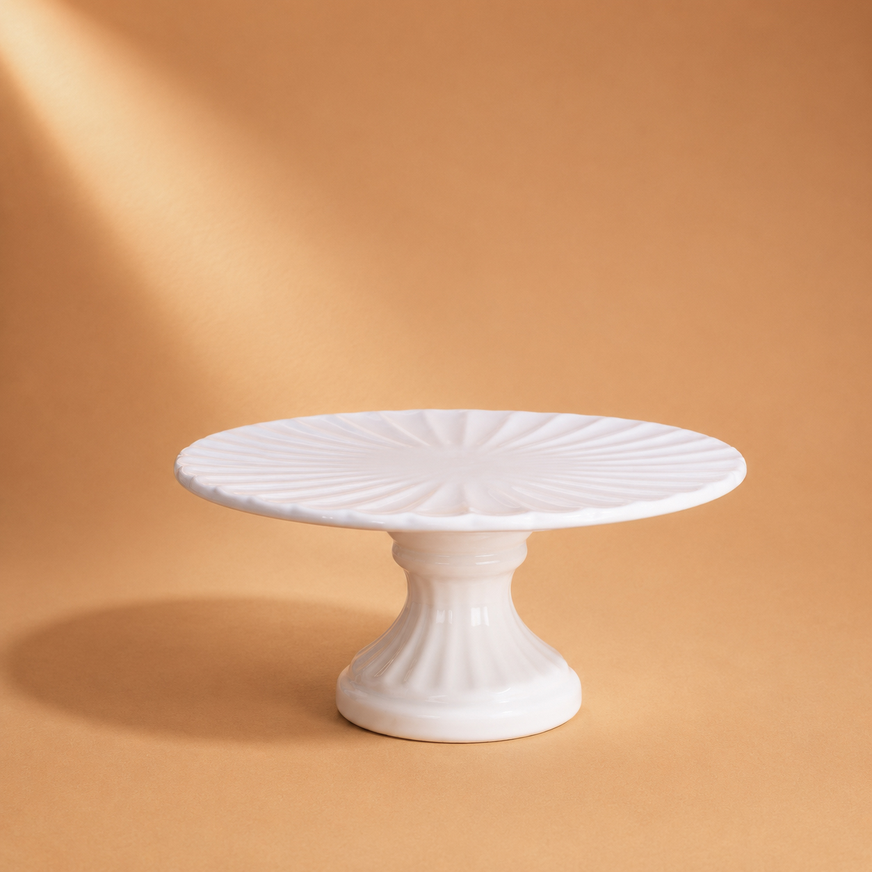 Bandeja Decorativa de PORCELANA - Branca 