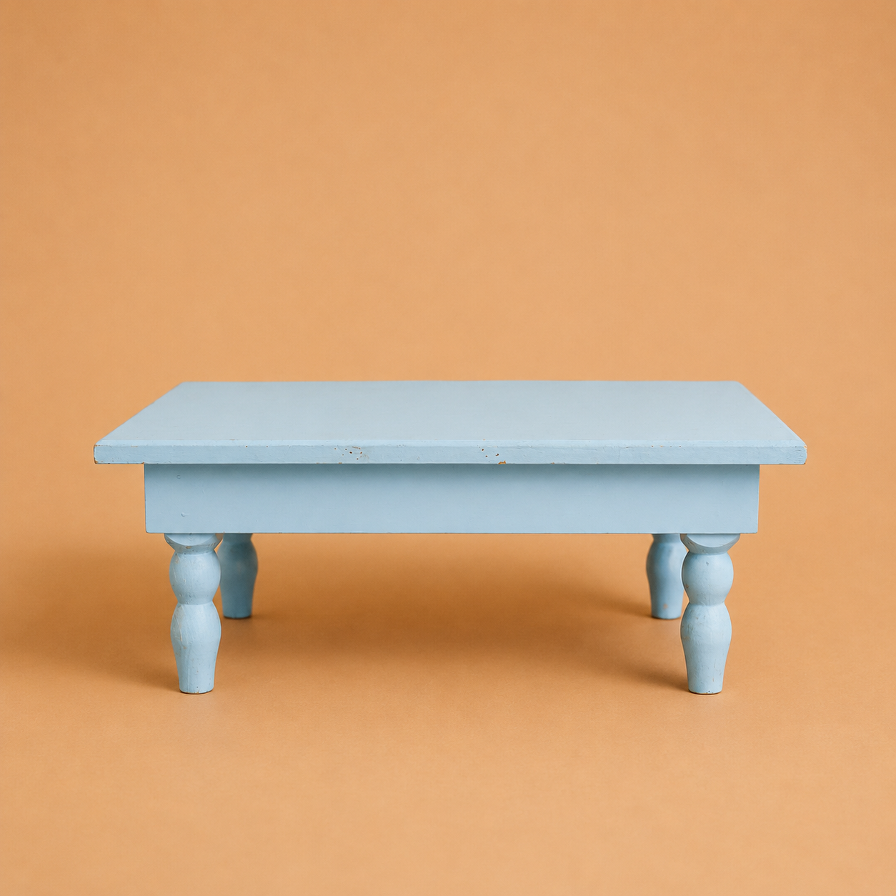 Mesa Baixa Torneada Azul Candy - 1Pc.